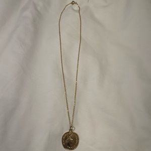 Etsy gold Coin Necklace
